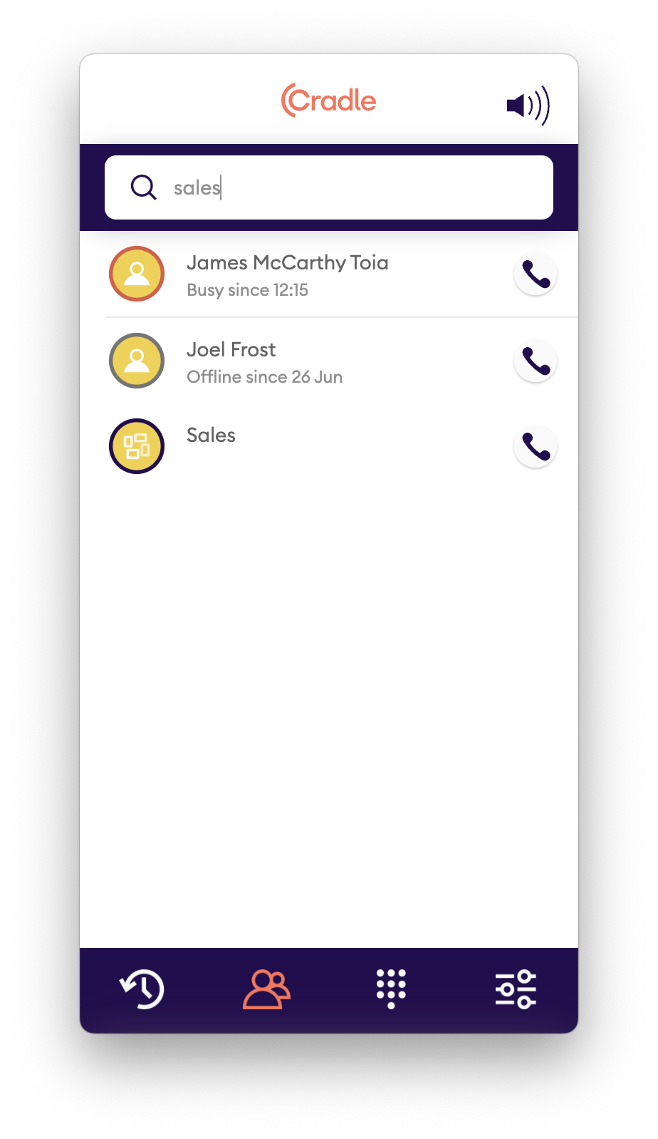 Calling a Group